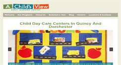 Desktop Screenshot of achildsviewcenters.com